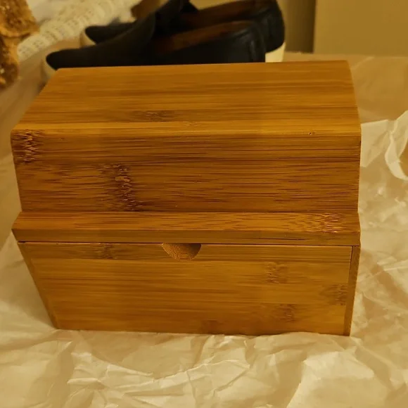 POTTERY BARN Recipe Box W/ Dividers. NWOT - Picture 2 of 11